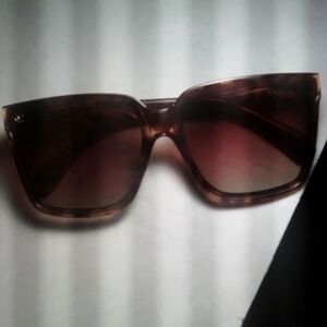 CHANEL Tortoiseshell Brown Gradient Square Sunglasses